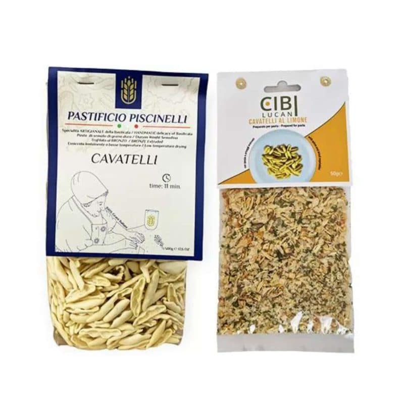 Cavatelli al limone Cavatelli al limone