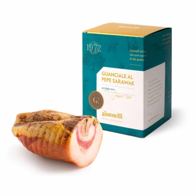 Guanciale al pepe Sarawak Cibi Lucani