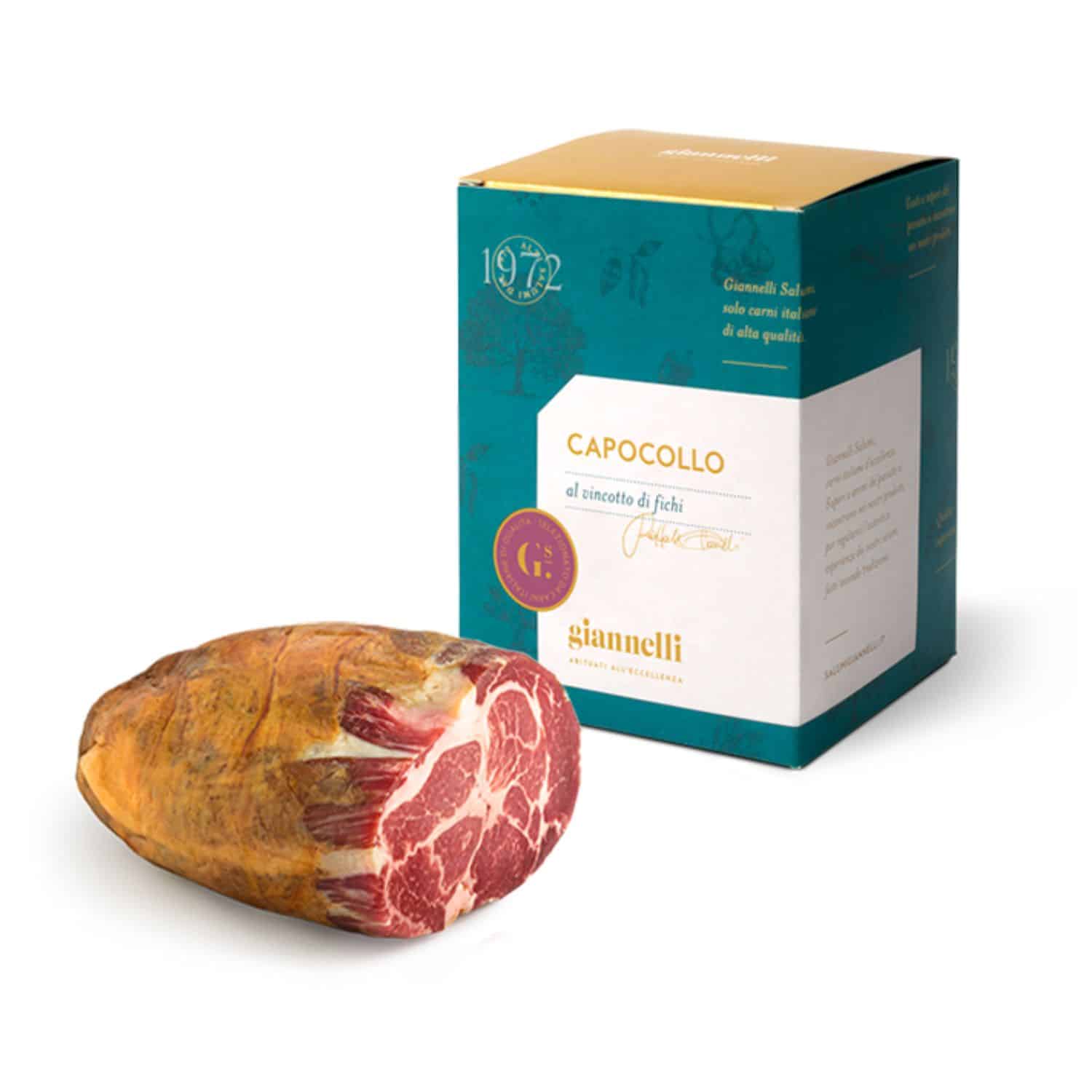 Capocollo al vin cotto di fichi Lucano Cibi Lucani Vendita Online