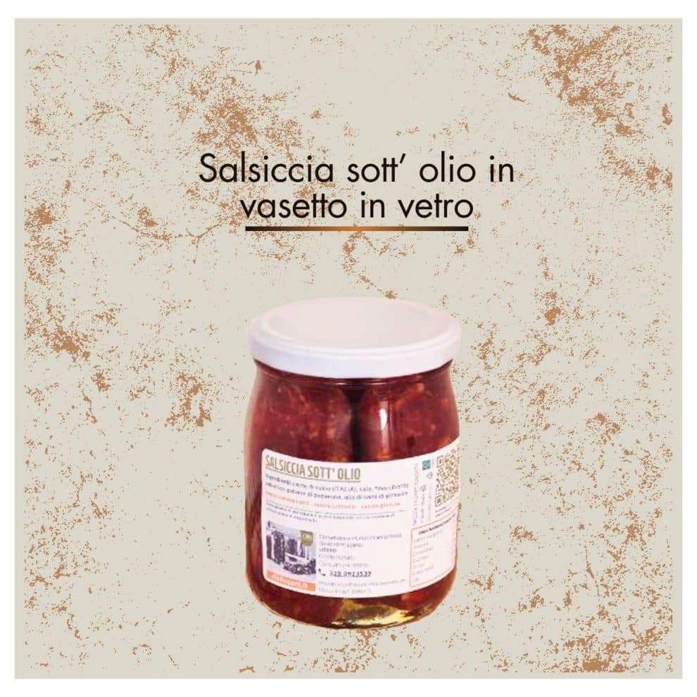 Salsiccia sott' olio Cibi Lucani Vendita Online