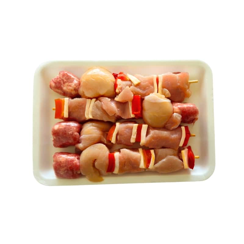 Spiedini misti suino e pollo Spiedini misti suino e pollo