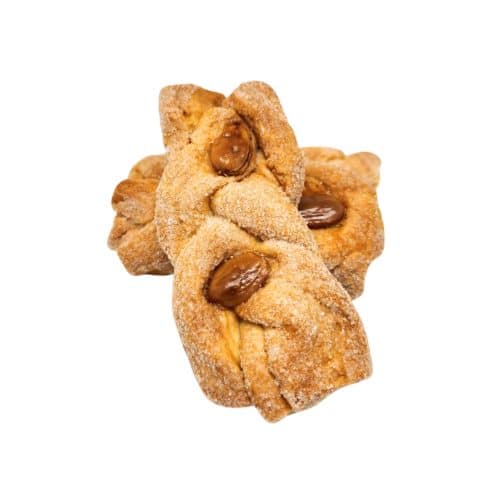 trecce dolci alle mandorle