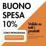 Coupon 10% *valido sul prossimo ordine