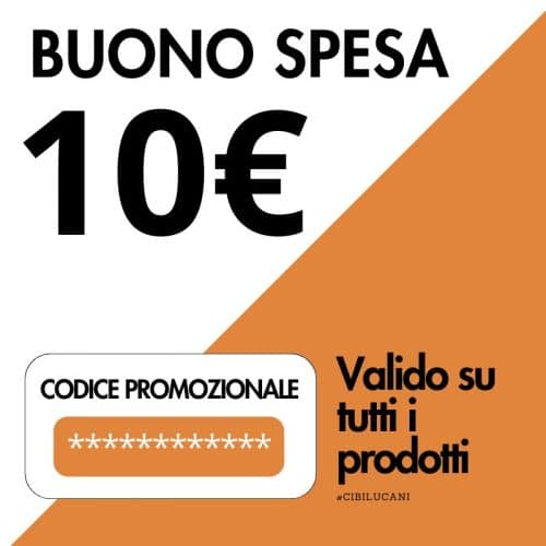 Buono spesa 10€ *sul prossimo ordine