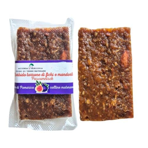 Torrone morbido di fichi e mandorle