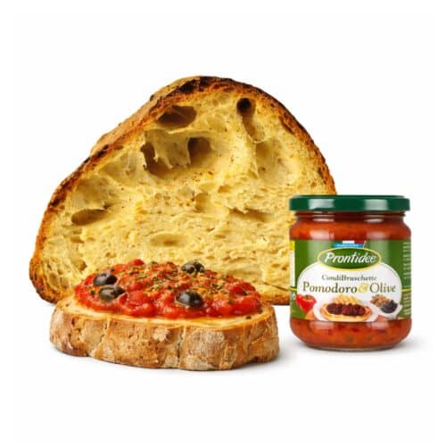 Pane di Matera & Condibruschetta pomodoro e olive