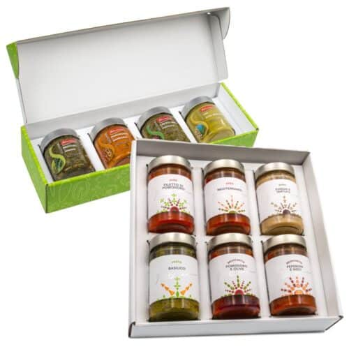 cofanetti salsine superfood e sughi e creme