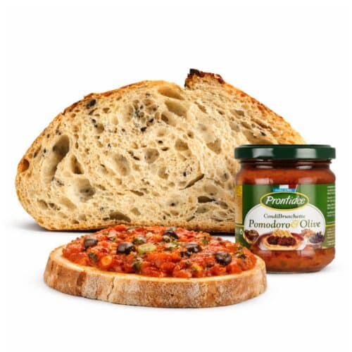 Pane & Condibruschetta pomodoro e olive