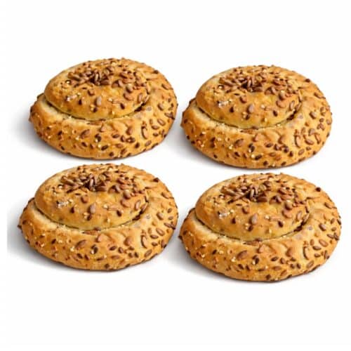 Girelle curcuma, semi di chia e cereali 4pz